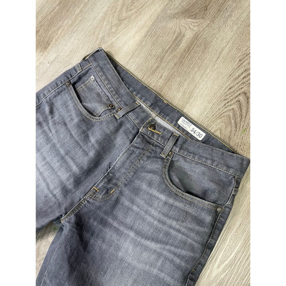 Cremieux Premium Denim Gray Straight Jeans Men's 34x30 Stretch Spandex Classic - Picture 11 of 12